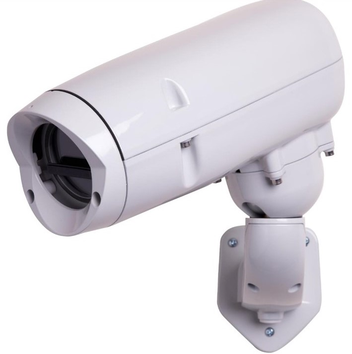 CCTV housing with wiper