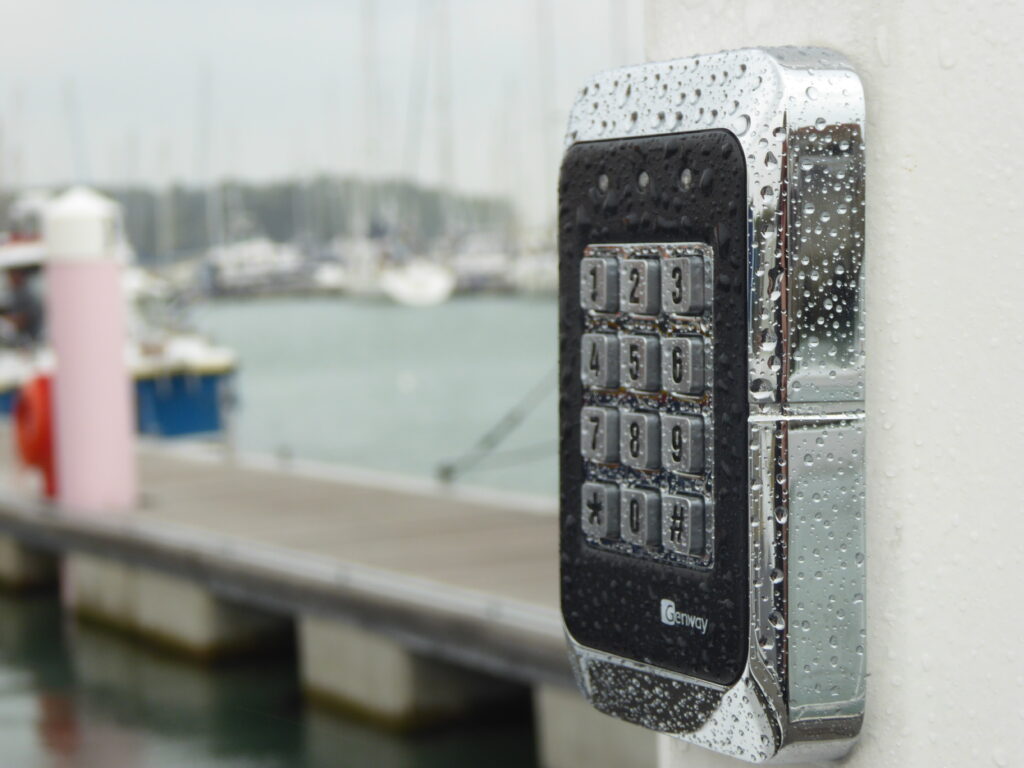 Marine Surveillance Solutions Paragon Security Numeric keypad access control reader